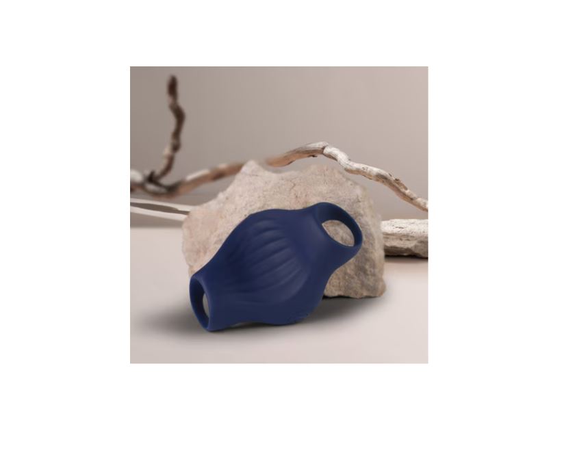 Palm Blue ** New product! Soft touch finger loops which hold the device in a natural position