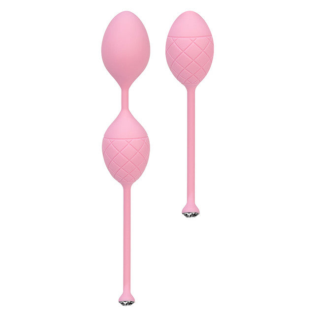 Frisky weight balls work to strengthen and tone your pelvic floor. 2 Sizes silky finish.