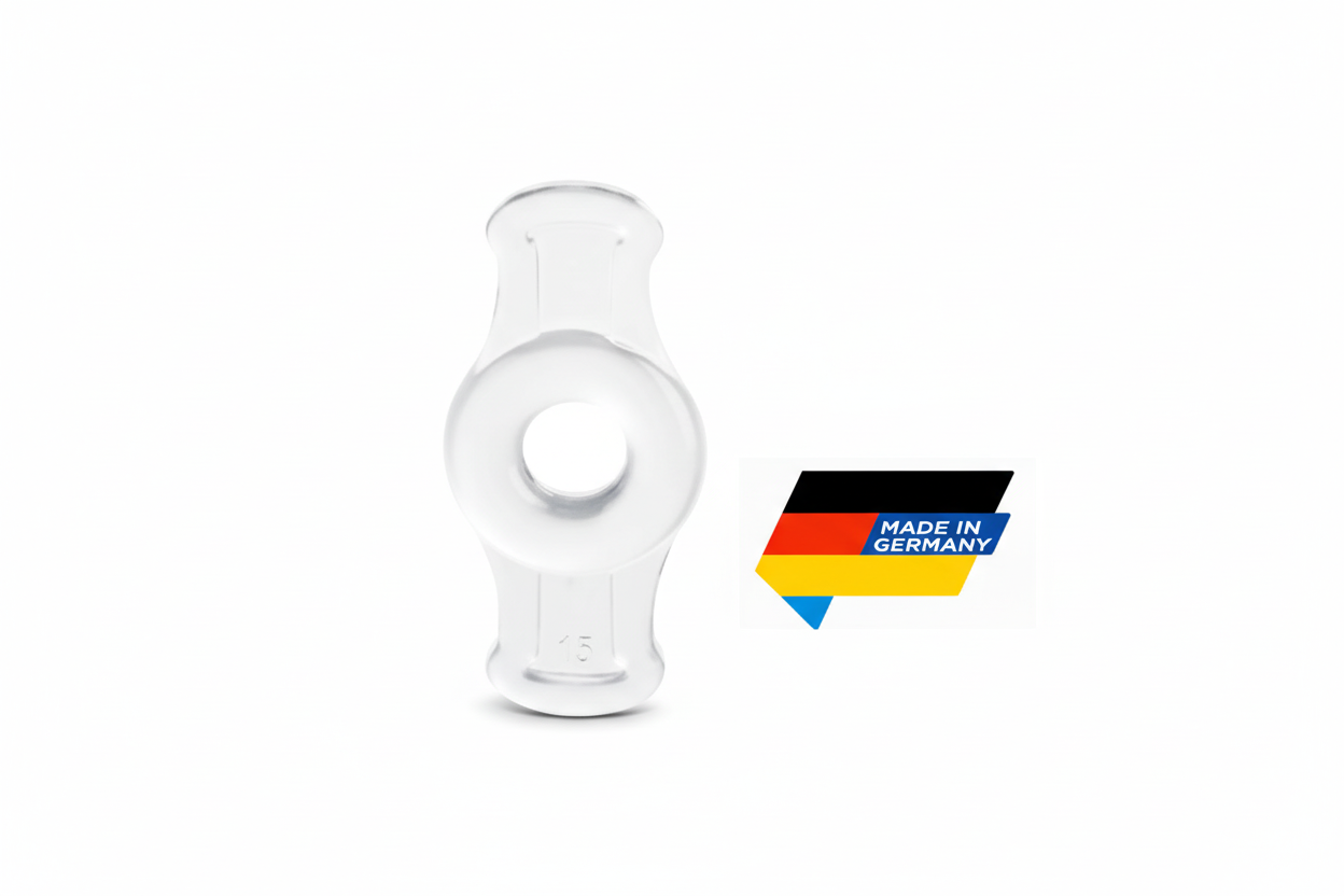 Active constriction ring with Made in Germany logo closer