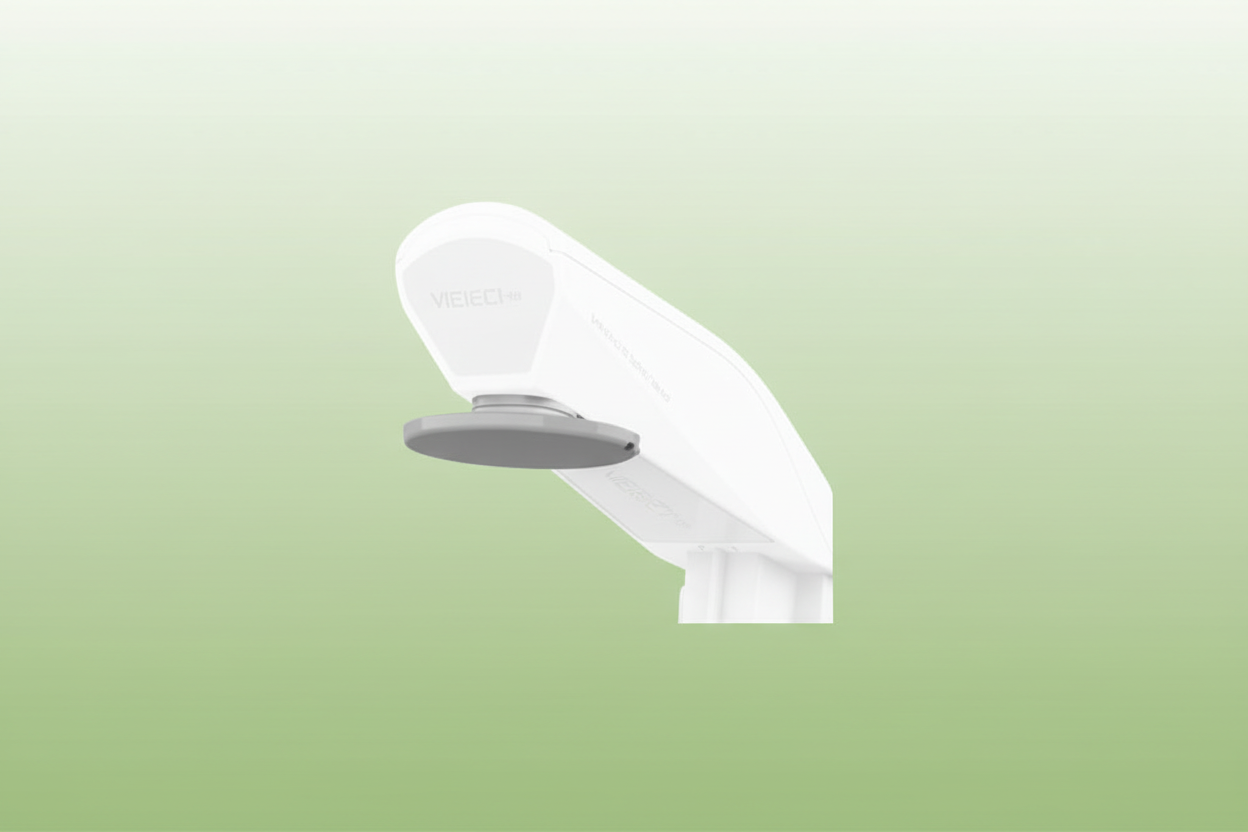 Product with light green background
